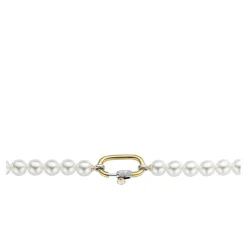 Collier Femme Ti Sento 3967PW-48 - Argent, plaqué or