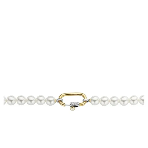 Collier Femme Ti Sento 3967PW-48 - Argent, plaqué or