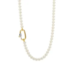 Collier Femme Ti Sento 3993PW-110 - Argent, plaqué or