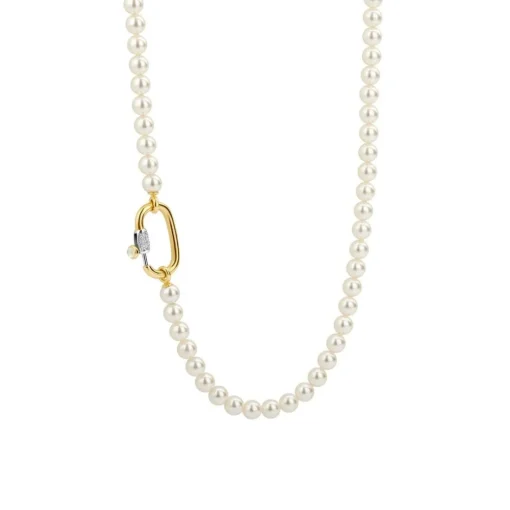 Collier Femme Ti Sento 3993PW-110 - Argent, plaqué or