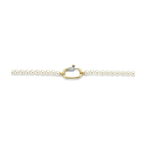 Collier Femme Ti Sento 3993PW-110 - Argent, plaqué or