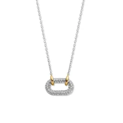 Collier Femme Ti Sento 34010ZY-42 - Argent, plaqué or