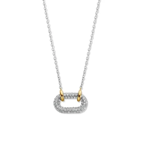 Collier Femme Ti Sento 34010ZY-42 - Argent, plaqué or