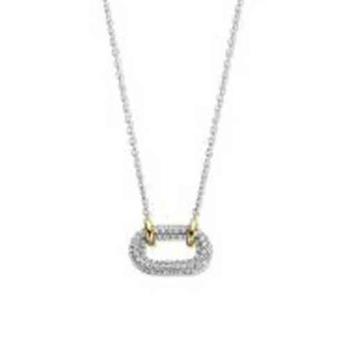 Collier Femme Ti Sento 34010ZY-42 - Argent, plaqué or
