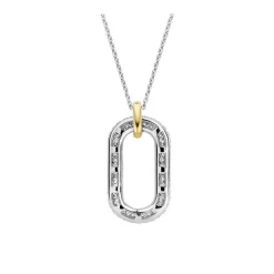 Collier Femme Ti Sento 3964ZY-42 - Argent, plaqué or