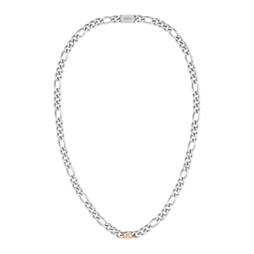 Collier Homme Boss Bijoux Rian - 1580586 Acier Doré Rose