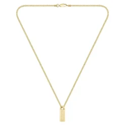 Collier Homme Boss Bijoux Kassy Emblem - 1580678 Acier Doré