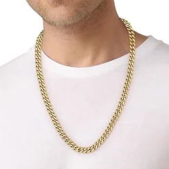 Collier Homme Boss Bijoux Chain For Him - 1580402 Acier Doré
