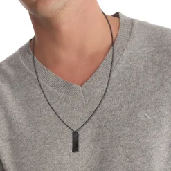 Collier Homme Calvin Klein Bijoux - 35000414 Acier Noir