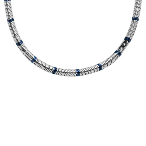 Collier Homme Diesel Bijoux Acier Classique - DX1576931 Hématite