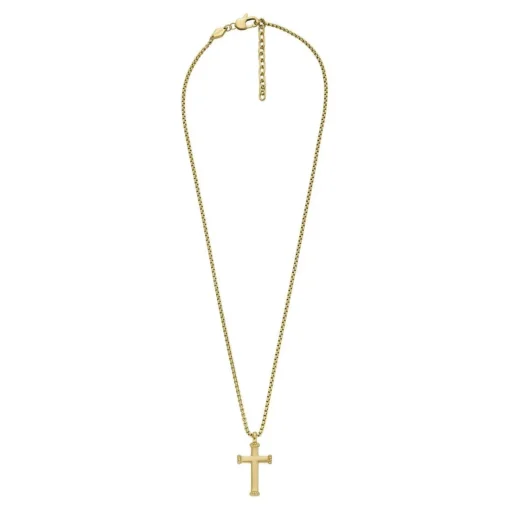 Collier Homme Fossil Bijoux - JF04701710 - Acier Doré
