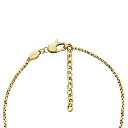 Collier Homme Fossil Bijoux - JF04701710 - Acier Doré