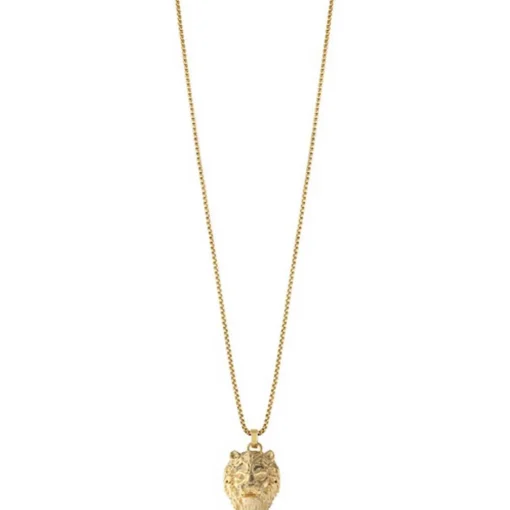 Collier Homme Guess Bijoux - JUMN01387JWYG LION KING Acier doré