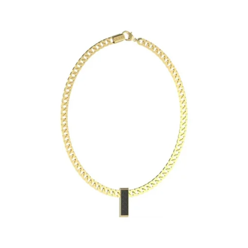 Collier Homme Guess Bijoux JUMN03223JWYGBK - Acier Doré