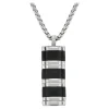Collier Homme Jourdan JH150006N - BADI - Acier Argent