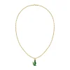 Collier Homme Lacoste Arthor 2040229 - Acier Doré, Vert