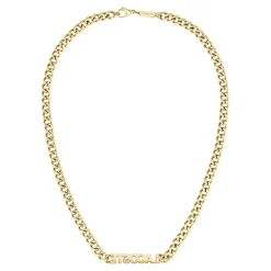Collier Homme Lacoste Script - 2040475 Acier Doré, Vert