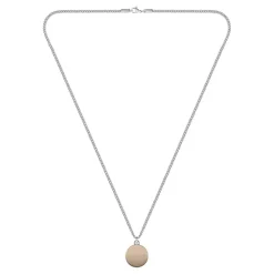 Collier Homme Lacoste Vigor - 2040447 Acier Argent, Marron