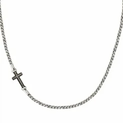 Collier Homme Morellato - SKR61 CROSS Acier Argent