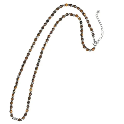 Collier Homme Redskins Bijoux - 285805 Pierre Marron