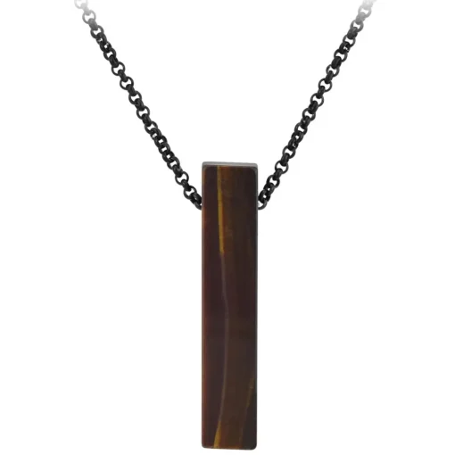 Collier Homme So Charm - B4276-OEILDETIGRE - Collier Mode Homme