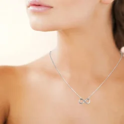 Collier infinity Femme Argent Maison de la Bijouterie WYZYU345