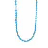 Collier Les Interchangeables A59276 - Sautoir Bobo Chic Bleu Femme