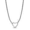 Collier Maille Serpent Fermoir Cœur