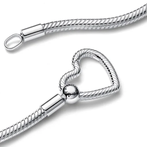 Collier Maille Serpent Fermoir Cœur