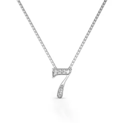 Collier Number 7 Argenté