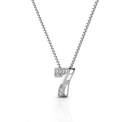 Collier Number 7 Argenté