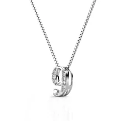 Collier Number 9 Argenté