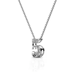 Collier Number 5 Argenté