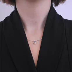 Collier Number 6 Argenté