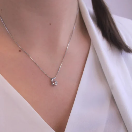 Collier Number 5 Argenté