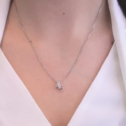 Collier Number 4 Argenté