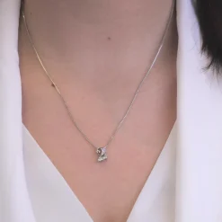 Collier Number 2 Argenté