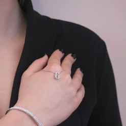 Collier Number 6 Argenté