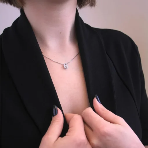 Collier Number 6 Argenté