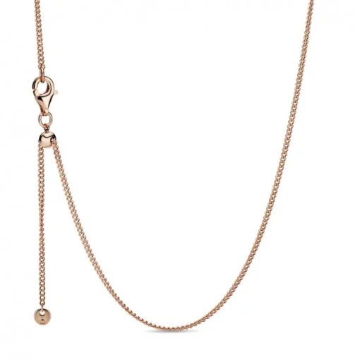 Collier Pandora 388283 - Chaîne Maille Gourmette Pandora Rose Femme
