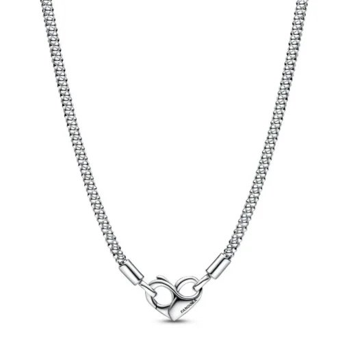 Collier Pandora Moments - Maille Cloutée