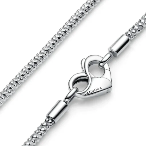 Collier Pandora Moments - Maille Cloutée