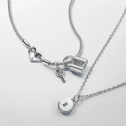 Collier Pandora Moments - Maille Cloutée