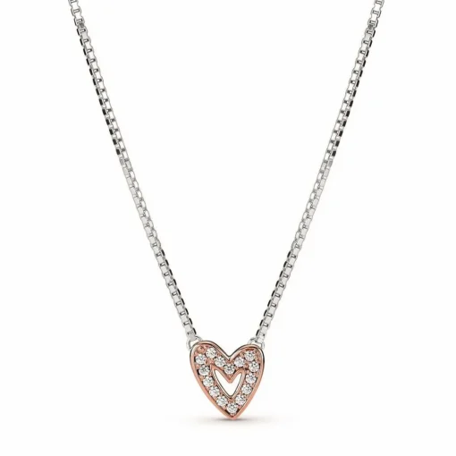 Collier Pandora Moments Esquisse de Cœur