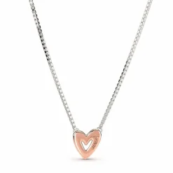 Collier Pandora Moments Esquisse de Cœur