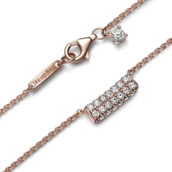 Collier Pandora Timeless - Double Barre Pavée