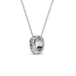 Collier Square Roller Argenté