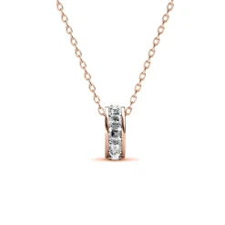 Collier Square Roller Or Rose