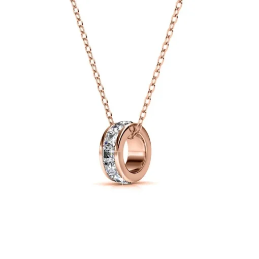 Collier Square Roller Or Rose
