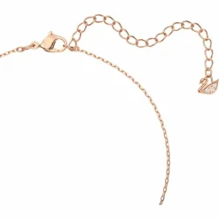 Collier Swarovski 5514488 - Collier métal rose médaille strass Femme
